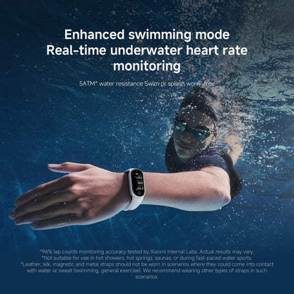 Xiaomi Smart Band 10 Mystic Rose | 1.72''AMOLED Narrow-edge Quadrilateral Display | Professional Workout Analysis | Up to 21-days Battery Life