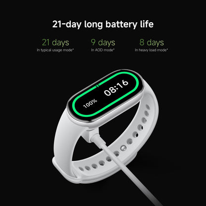 Xiaomi Smart Band 10 Mystic Rose | 1.72''AMOLED Narrow-edge Quadrilateral Display | Professional Workout Analysis | Up to 21-days Battery Life