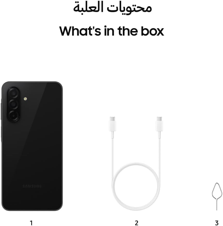 Samsung Galaxy A26 5G, Android Smartphone, 256GB Storage, 8GB RAM, Black, 50MP Camera, Large Display, Long Battery Life (UAE Version)
