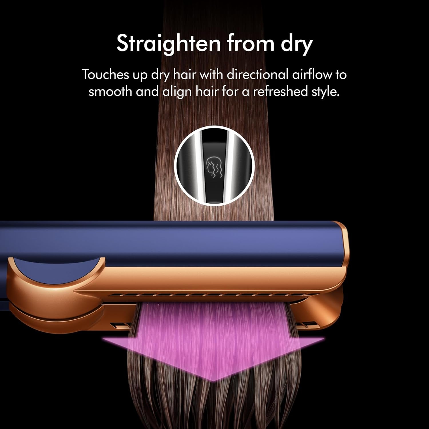 Dyson Airstrait Straightener Prussian/Blue - International Version