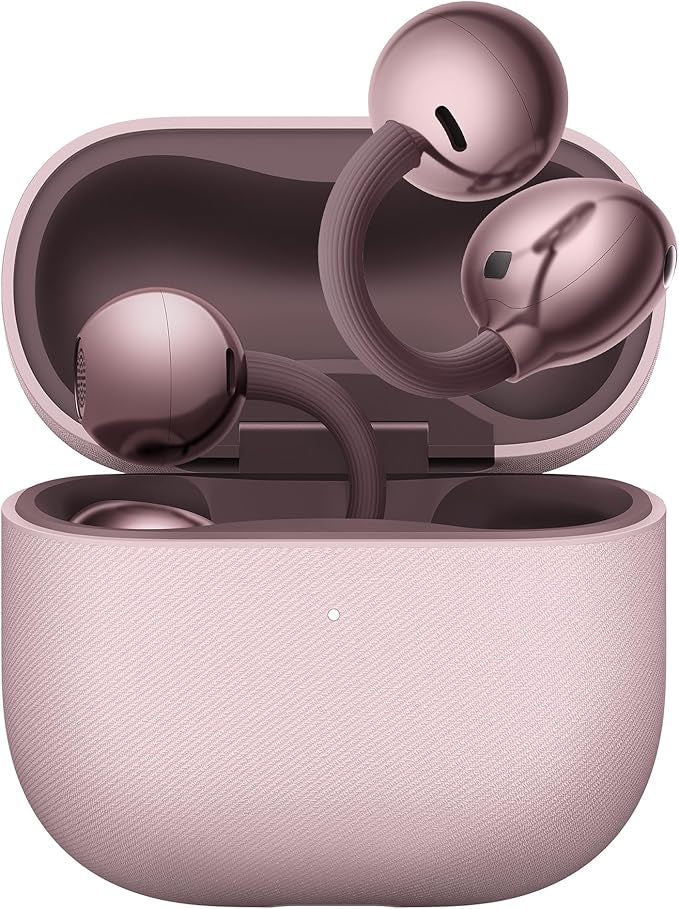 HUAWEI FreeClip 2 Open-Ear Clip-On Earbuds, C-bridge design, Lightweight, 38H Battery, Fast Charge, Dual Driver, IP57 Waterproof & dustproof, Touch & Head-motion control, iOS & Android, Berry Purple