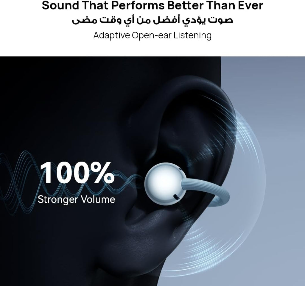 HUAWEI FreeClip 2 Open-Ear Clip-On Earbuds, C-bridge design, Lightweight, 38H Battery, Fast Charge, Dual Driver, IP57 Waterproof & dustproof, Touch & Head-motion control, iOS & Android, Berry Purple