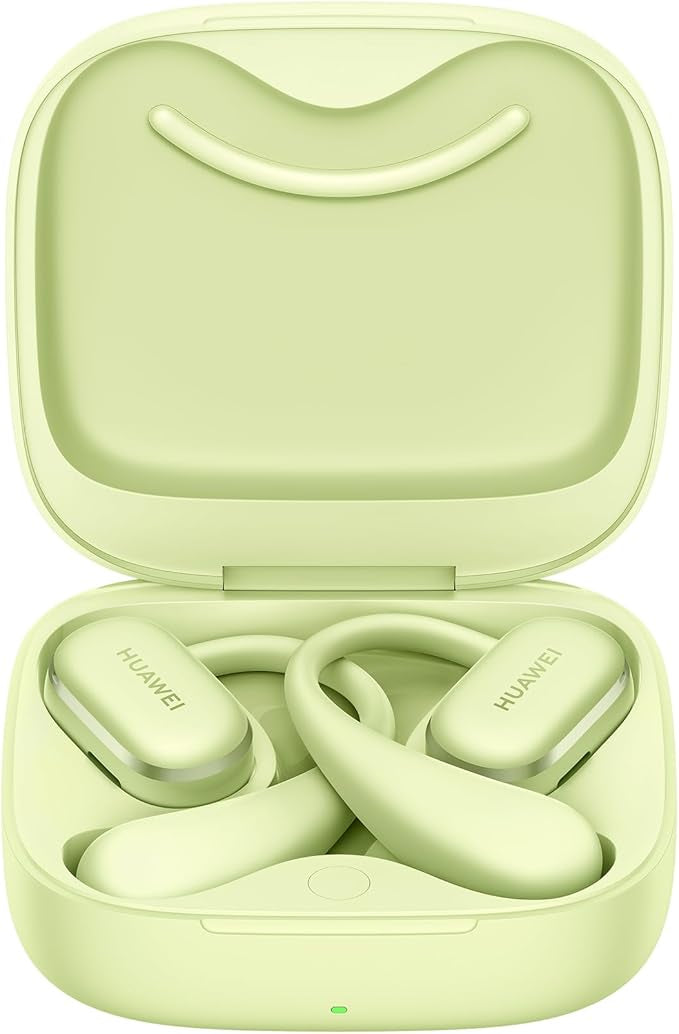 HUAWEI FreeArc Open-Ear Earbuds, Bluetooth Earphones with Sterling Sound, Secure Fit and Comfort, IP57 Water Resistance, 28 Hours Playtime, Sports Earphones, iOS, Android, Windows, Green