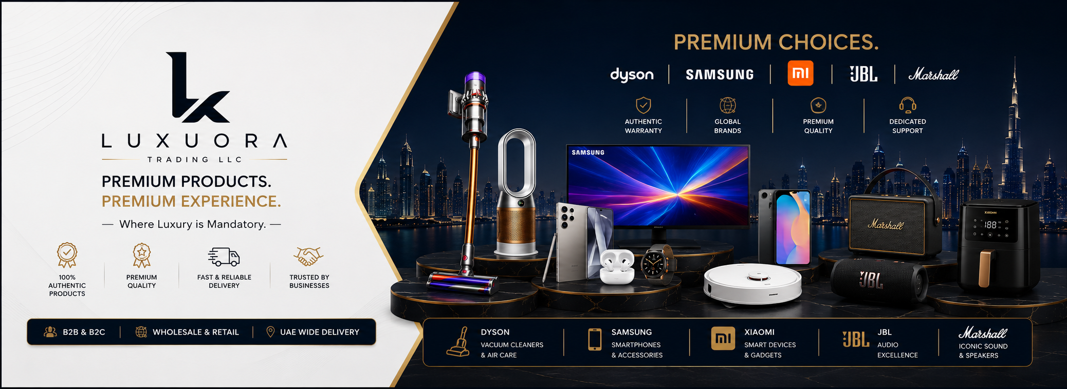 LUXUORA Premium Electronics