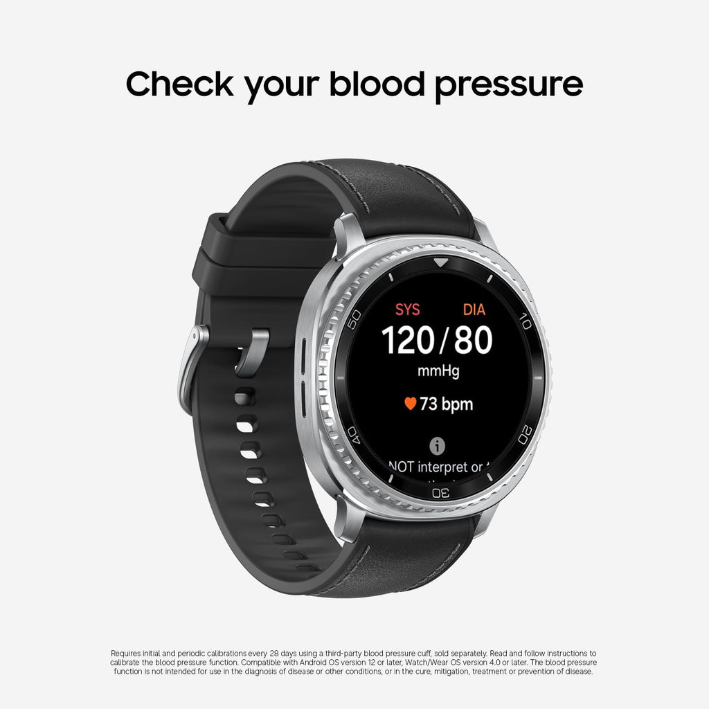 Samsung Galaxy Watch 8 Classic (2025) 46mm Bluetooth Smartwatch, Cushion Design, Rotating Bezel, Quick Button, Sleep Coaching, Running Coach, Energy Score, Black [US Version, 2 Yr Warranty]