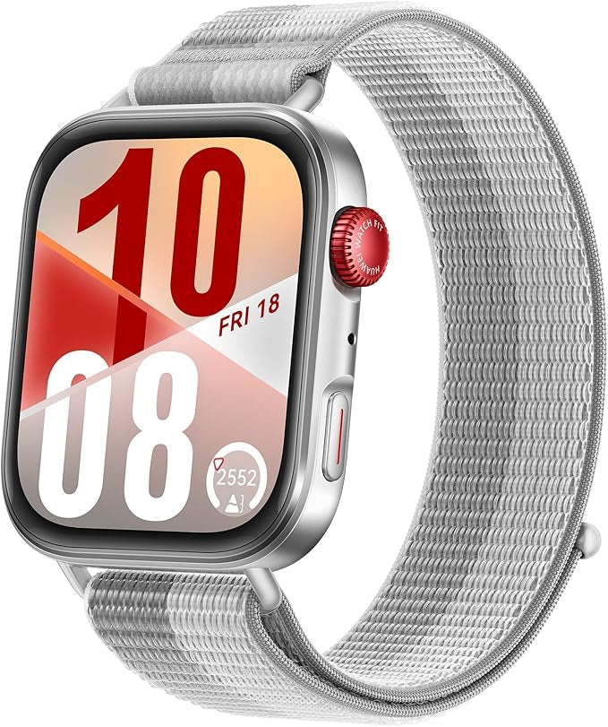 HUAWEI WATCH FIT4 SmartWatch, 1.82â€ Display, 100+ Sports modes, Fitness Tracker, HeartRate Monitor, upto 10-Day Battery Life, iOS&Android, Grey, 3 months additional HuaweiCare+(Amazon Exclusive)