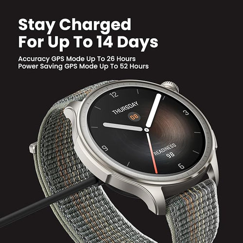 Amazfit Balance Smart Watch, AI Fitness Coach, Sleep & Health Tracker with Body Composition, GPS, Alexa Built-in, Bluetooth Calls, 14-Day Battery, 1.5" AMOLED Display, for Android/iPhone, Grey