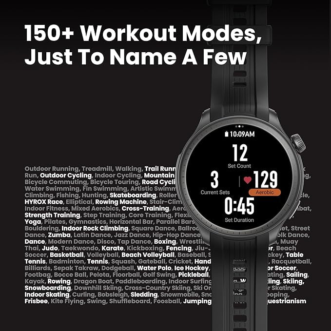 Amazfit Balance Smart Watch, AI Fitness Coach, Sleep & Health Tracker with Body Composition, GPS, Alexa Built-in, Bluetooth Calls, 14-Day Battery, 1.5" AMOLED Display, for Android/iPhone, Grey