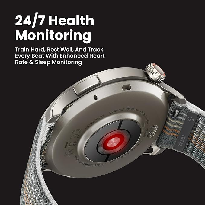 Amazfit Balance Smart Watch, AI Fitness Coach, Sleep & Health Tracker with Body Composition, GPS, Alexa Built-in, Bluetooth Calls, 14-Day Battery, 1.5" AMOLED Display, for Android/iPhone, Grey