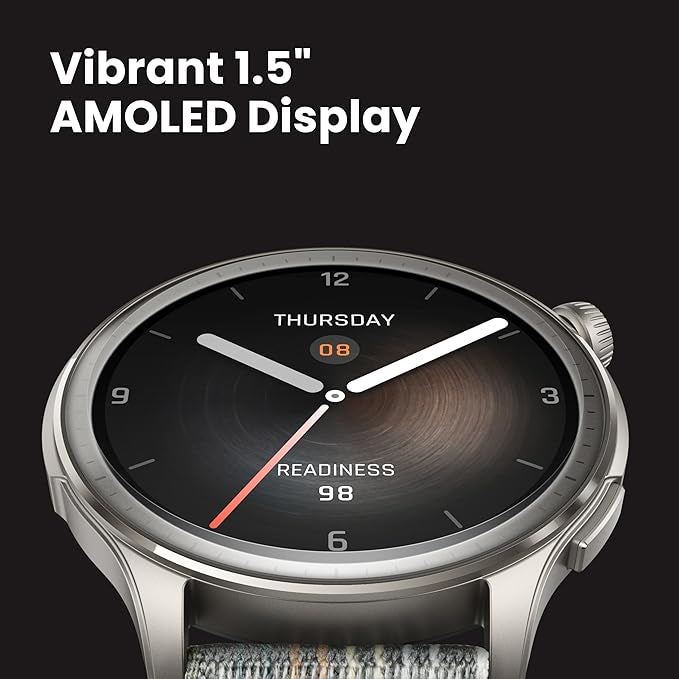Amazfit Balance Smart Watch, AI Fitness Coach, Sleep & Health Tracker with Body Composition, GPS, Alexa Built-in, Bluetooth Calls, 14-Day Battery, 1.5" AMOLED Display, for Android/iPhone, Grey