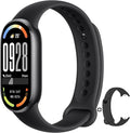 Xiaomi Smart Band 10 - Battery Life up to 21 Days, 1.72" Display, AMOLED with 60Hz Refresh Rate, Sleep, Stress, SpO2, Heart Rate Monitor, 5 ATM, Mi Fitness, Black