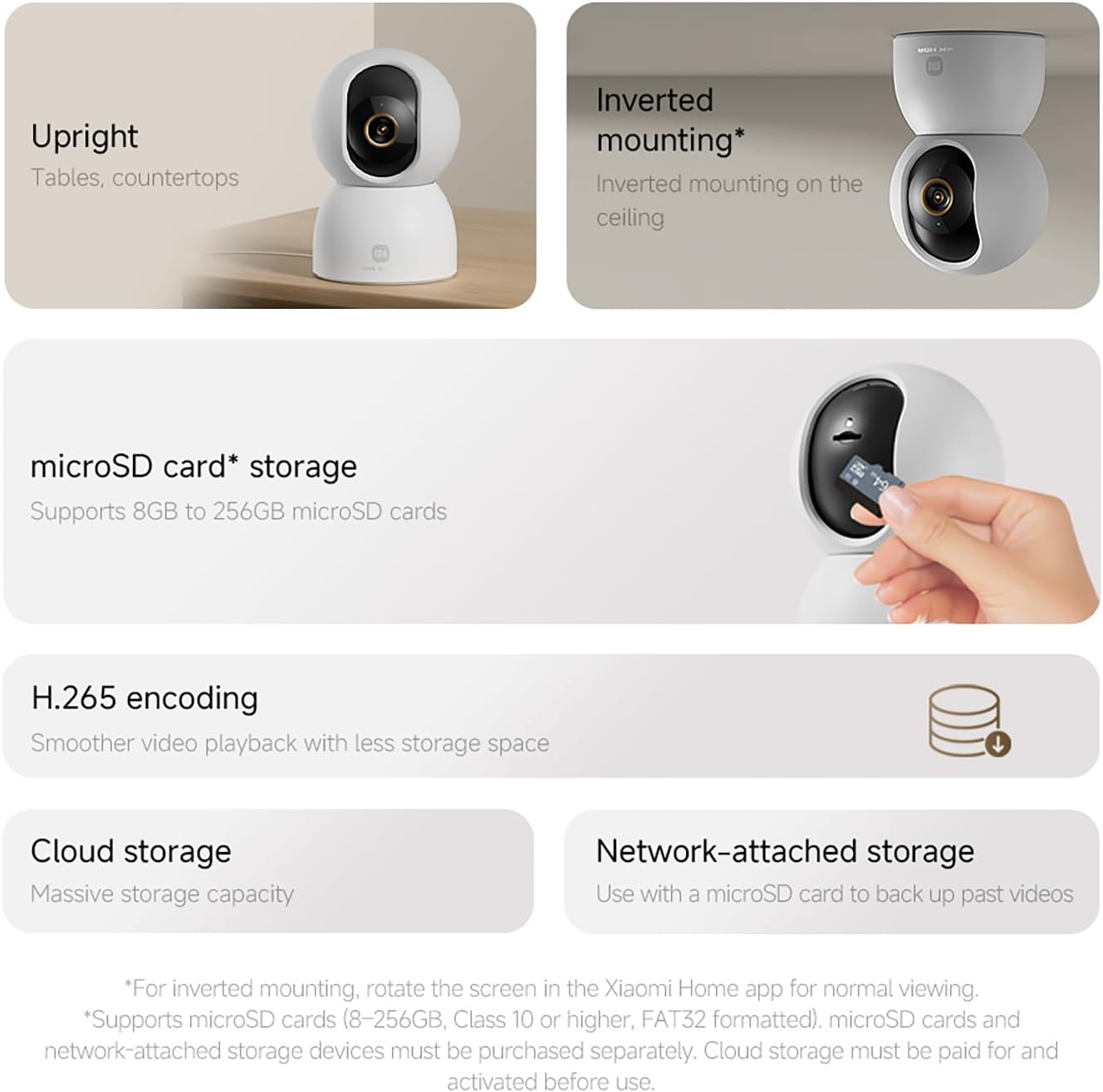 Xiaomi C701 4K 8MP Pan/Tilt Indoor Camera House WiFi Security Camera 360° Coverage AI Detection Night Vision Baby Pets Dogs Monitor Cameras Works with Alexa & Google