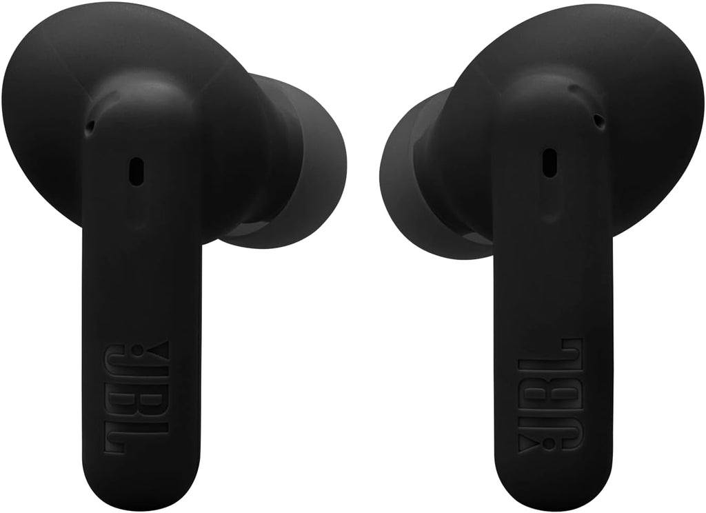 JBL Wave Beam 2 Adaptive Noise Cancelling with Smart Ambient True Wireless Earbuds, Deep Bass, Comfort Fit, 40H Battery, Hands-Free + VoiceAware, Water and Dust Resistant - Black, JBLWBEAM2BLK | Bluetooth 5.3, Up to 40 Hours of Autonomy, JBL Pure Bass Sou