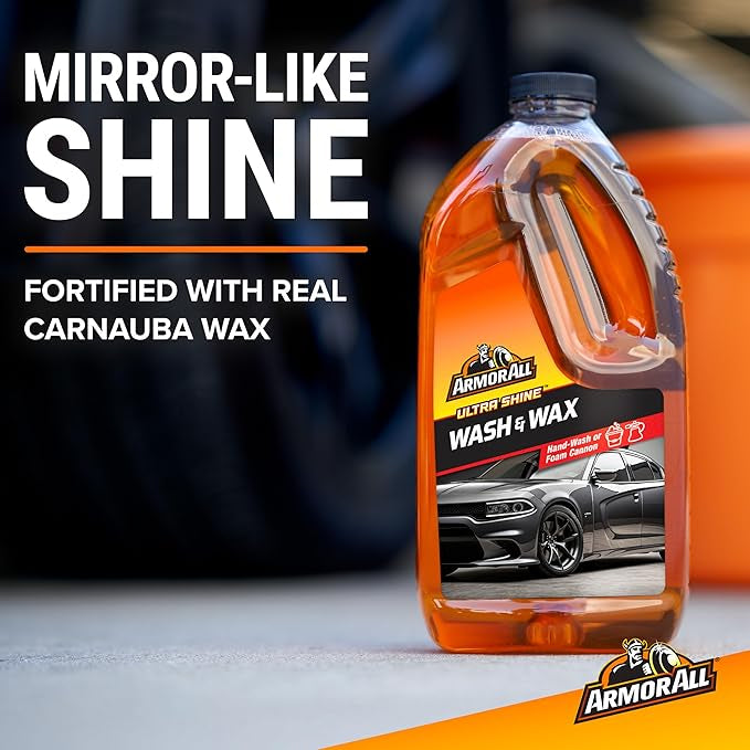 Armor All Ultra Wash Wax 64 Oz 10346, Orange, Car Wash Wax, 10346, 1 Piece
