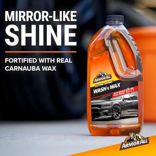 Armor All Ultra Wash Wax 64 Oz 10346, Orange, Car Wash Wax, 10346, 1 Piece