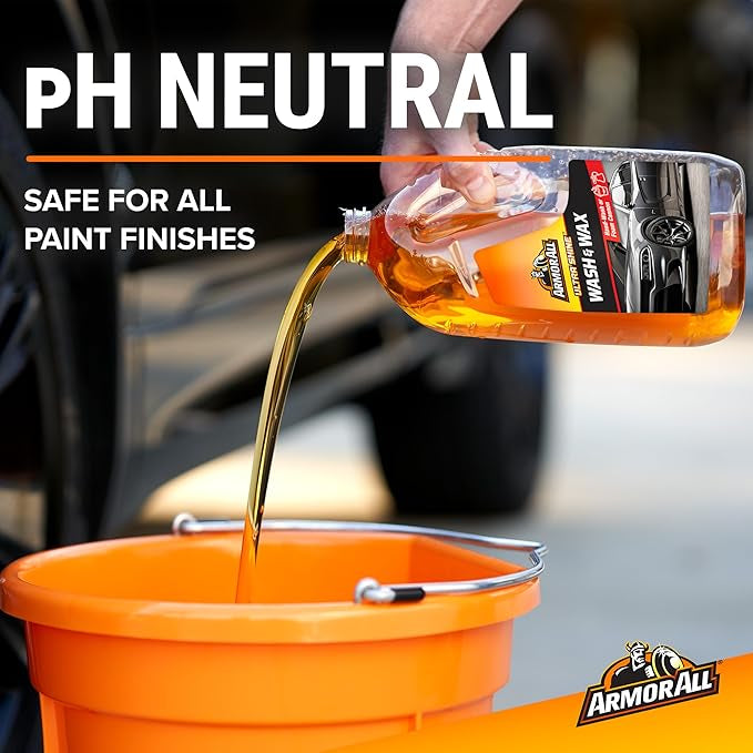 Armor All Ultra Wash Wax 64 Oz 10346, Orange, Car Wash Wax, 10346, 1 Piece