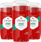 Old Spice Aluminum Free Deodorant For Men, High Endurance Sport Scent, Long-Lasting Odor Protection, Daily Freshness - 85g Pack Of 3 (3.0OZ)