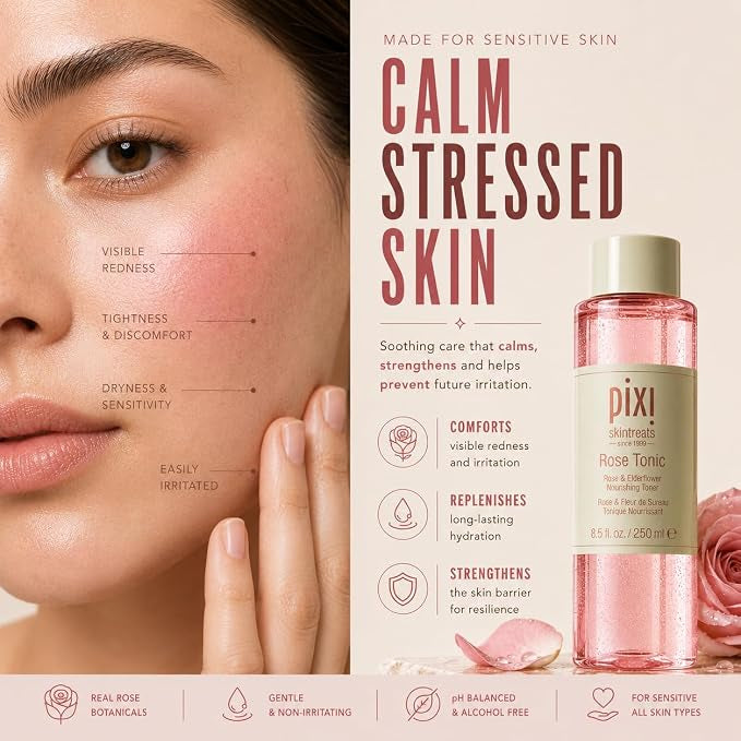 Pixi Skintreats Rose Tonic - 100ml