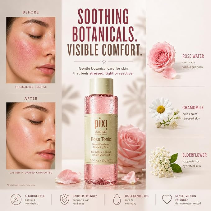 Pixi Skintreats Rose Tonic - 100ml