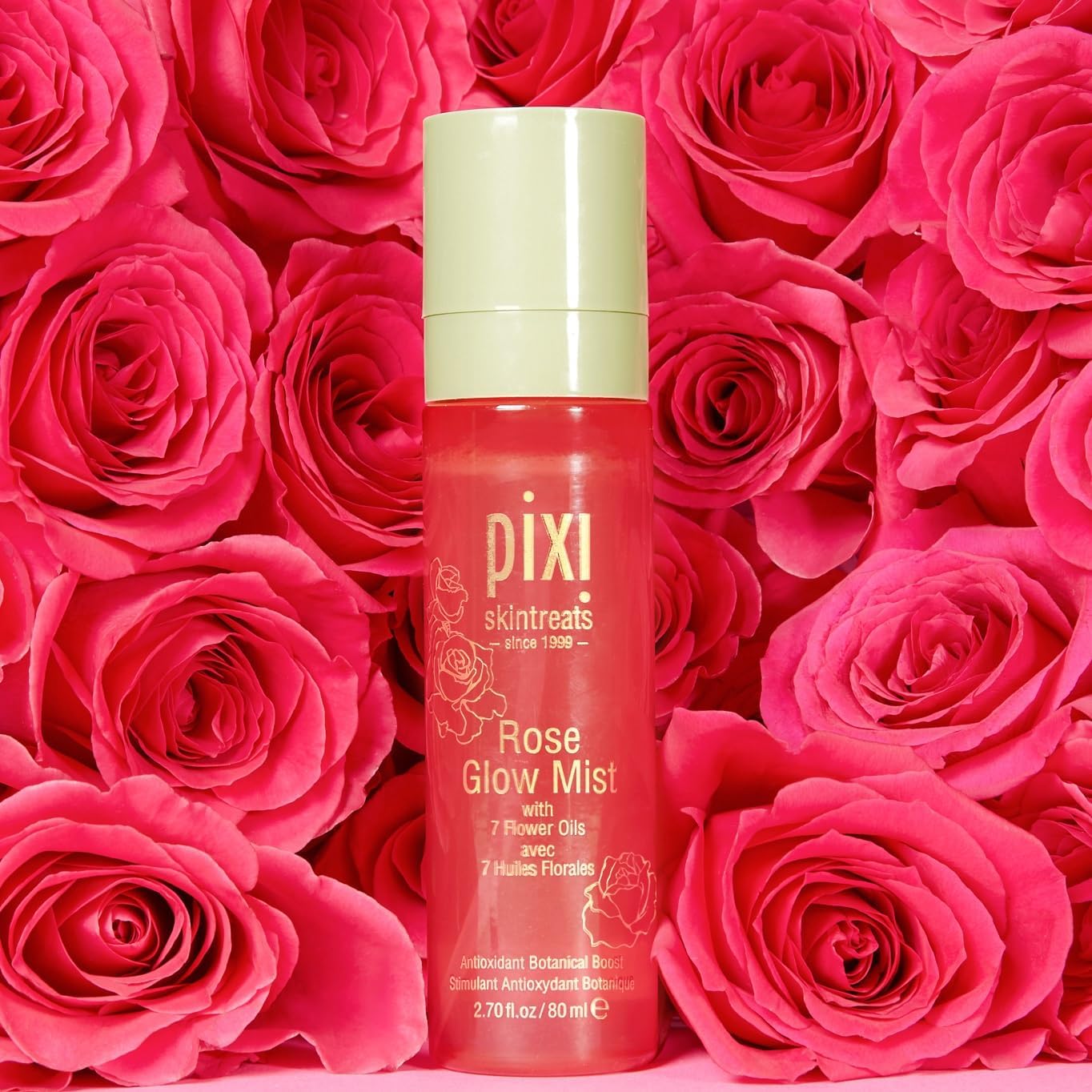 Pixi by Petra Rose Glow Mist - 2.70 fl oz Rose Glow