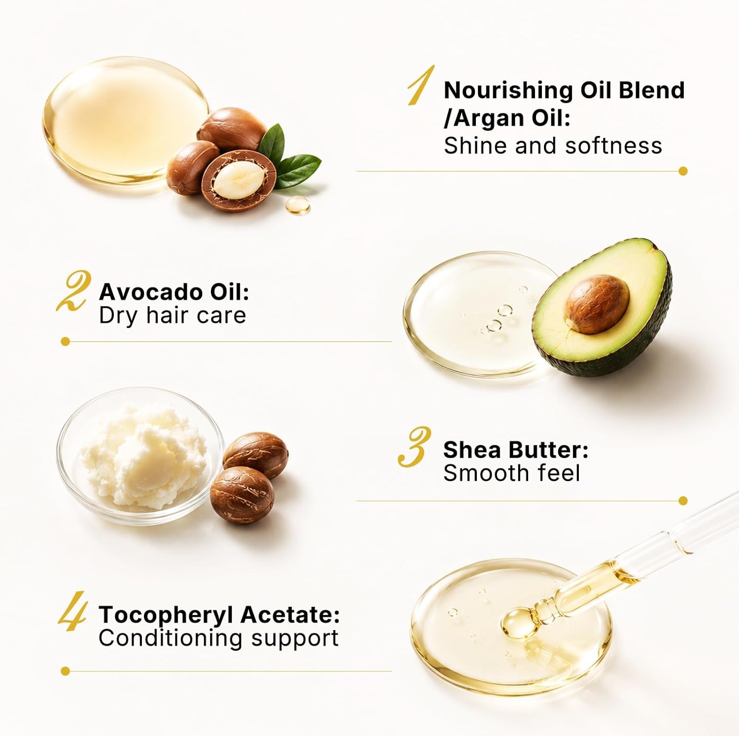 Karseell Argan Oil for Hair Healing Cold Pressed Weightless Moroccan Oil Hair Oil for Dry Damaged Hair 50ml