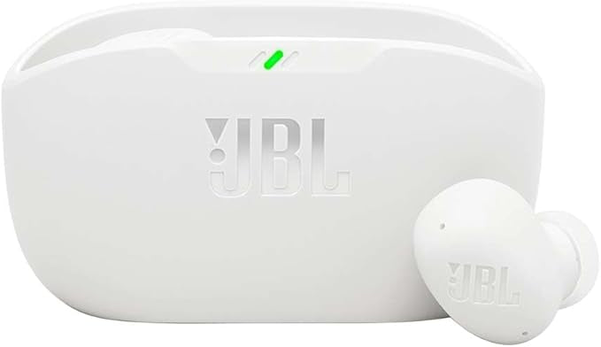 JBL Wave Buds 2 True Wireless Noise Cancellling Earbuds, Pure Bass Sound, Bluetooth 5.3, LE Audio, Smart Ambient, 4-Mic Technology, 40H Battery, Water and Dust Resistant - JBLWBUDS2WHT, White