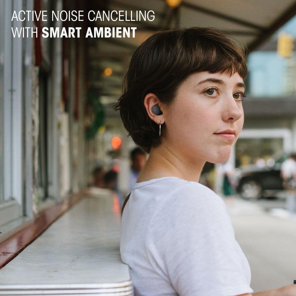 JBL Wave Buds 2 True Wireless Noise Cancellling Earbuds, Pure Bass Sound, Bluetooth 5.3, LE Audio, Smart Ambient, 4-Mic Technology, 40H Battery, Water and Dust Resistant - JBLWBUDS2WHT, White