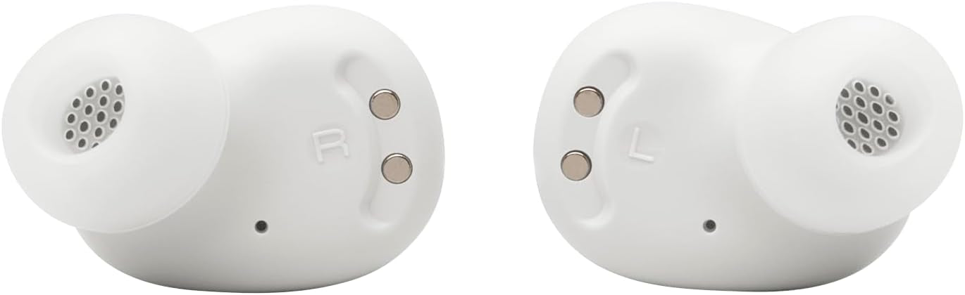 JBL Wave Buds 2 True Wireless Noise Cancellling Earbuds, Pure Bass Sound, Bluetooth 5.3, LE Audio, Smart Ambient, 4-Mic Technology, 40H Battery, Water and Dust Resistant - JBLWBUDS2WHT, White