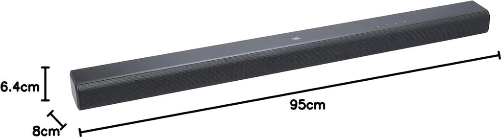 JBL Cinema SB550 3.1 Channel Soundbar with 250W Dolby Audio, Wireless 5.25" Subwoofer, HDMI ARC, Optical Input & Bluetooth Streaming for TV, Home Cinema Audio System, Black