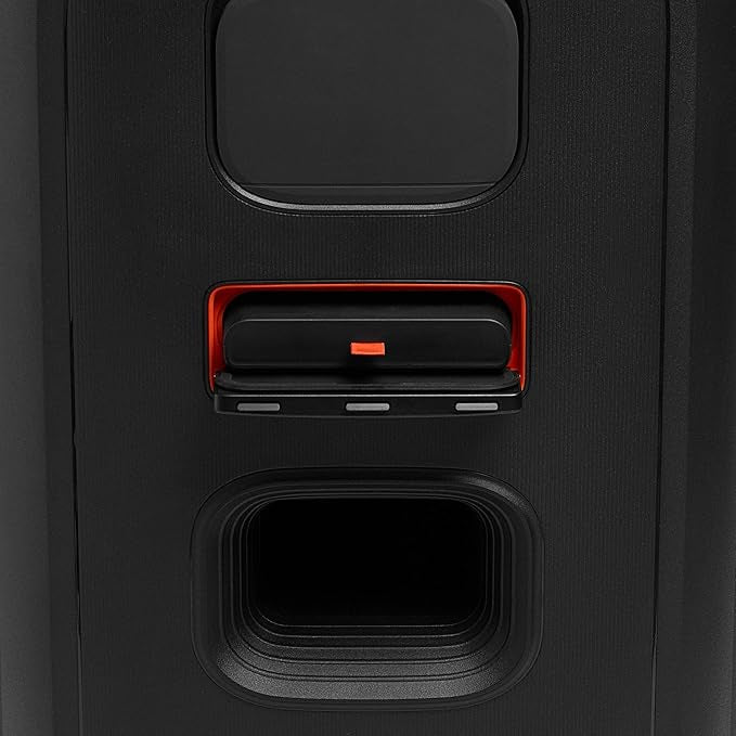 JBL PartyBox 520 Portable Bluetooth Party Speaker with AI Sound Boost, 400W Powerful Sound, Dynamic Light Show, 15H Playtime, Mic & Guitar Inputs, IPX4 Splashproof, Telescopic Handle & Wheels – Black | 15H Battery Life, Portable Design, Light Show, IPX4,