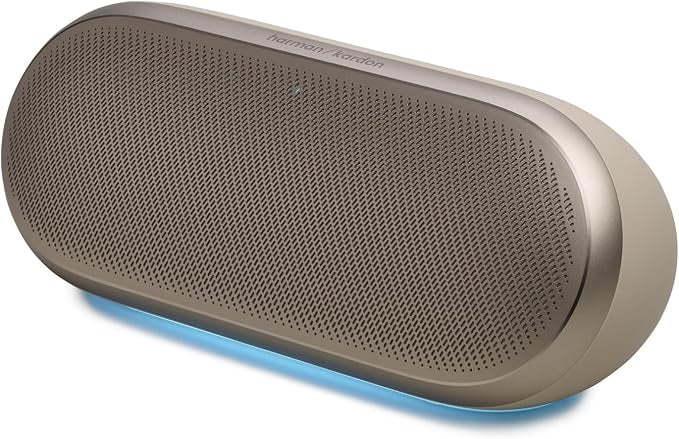 Harman Kardon Luna 2 Portable Bluetooth Speaker with AI Sound Boost, 12H Battery, IP67 Waterproof, Ambient Light, Auracast™ Multi-Speaker, Stereo Pairing, Deep Bass & Premium Aluminum Design
