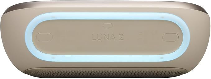 Harman Kardon Luna 2 Portable Bluetooth Speaker with AI Sound Boost, 12H Battery, IP67 Waterproof, Ambient Light, Auracast™ Multi-Speaker, Stereo Pairing, Deep Bass & Premium Aluminum Design