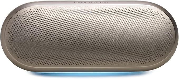 Harman Kardon Luna 2 Portable Bluetooth Speaker with AI Sound Boost, 12H Battery, IP67 Waterproof, Ambient Light, Auracast™ Multi-Speaker, Stereo Pairing, Deep Bass & Premium Aluminum Design