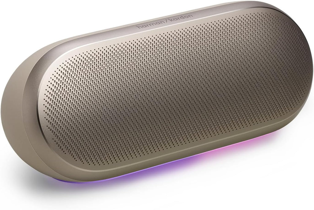 Harman Kardon Luna 2 Portable Bluetooth Speaker with AI Sound Boost, 12H Battery, IP67 Waterproof, Ambient Light, Auracast™ Multi-Speaker, Stereo Pairing, Deep Bass & Premium Aluminum Design