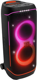JBL PartyBox 720 Portable Party Speaker with 800W Pro Sound, Futuristic Lightshow, IPX4 Splashproof, Bluetooth 5.4, Replaceable Battery Compatible (Sold Separately), Dual XLR & USB-C Ports