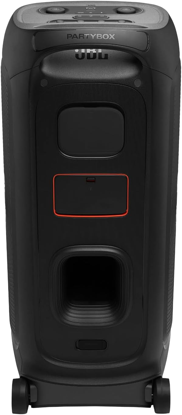 JBL PartyBox 720 Portable Party Speaker with 800W Pro Sound, Futuristic Lightshow, IPX4 Splashproof, Bluetooth 5.4, Replaceable Battery Compatible (Sold Separately), Dual XLR & USB-C Ports