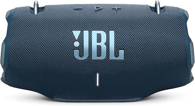 JBL Xtreme 4 Portable waterproof speaker with AURACAST (connect multiple Speaker), massive JBL Pro Sound and convenient shoulder strap,Blue