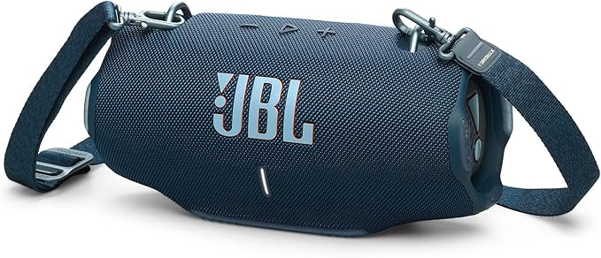 JBL Xtreme 4 Portable waterproof speaker with AURACAST (connect multiple Speaker), massive JBL Pro Sound and convenient shoulder strap,Blue