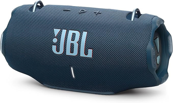 JBL Xtreme 4 Portable waterproof speaker with AURACAST (connect multiple Speaker), massive JBL Pro Sound and convenient shoulder strap,Blue