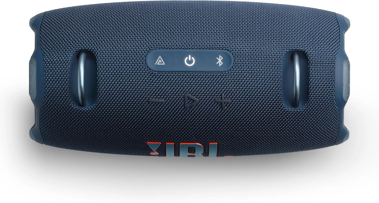 JBL Xtreme 4 Portable waterproof speaker with AURACAST (connect multiple Speaker), massive JBL Pro Sound and convenient shoulder strap,Blue