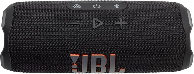 JBL Flip 7 - JBL Pro Sound with AI Sound Boost, up to 16 hours of playtime, multi-speaker connection via Auracast, and waterproof, dustproof, drop-proof design for all adventures – Black. | Bluetooth 5.4, 16 Hours of Battery Life, IP68 Waterproof, JBL Pro