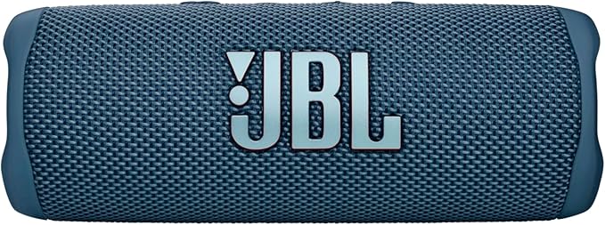 JBL Flip 6 Bluetooth Box in Blue - Waterproof Portable Speaker with 2-Way Speaker System for Powerful Sound - Up to 12 Hours of Wireless Music Play