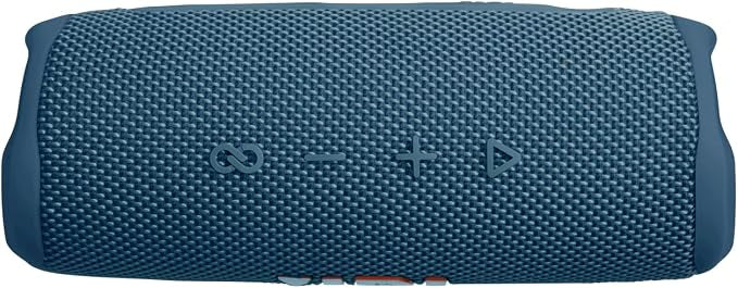 JBL Flip 6 Bluetooth Box in Blue - Waterproof Portable Speaker with 2-Way Speaker System for Powerful Sound - Up to 12 Hours of Wireless Music Play