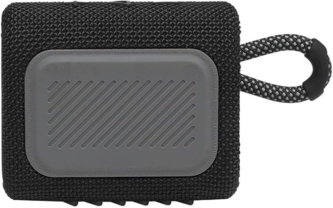 JBL Go 3 Portable Waterproof Speaker with Pro Sound, Powerful Audio, Punchy Bass, Ultra-Compact Size, Dustproof, Wireless Bluetooth Streaming, 5 Hours of Playtime - Black, JBLGO3BLK