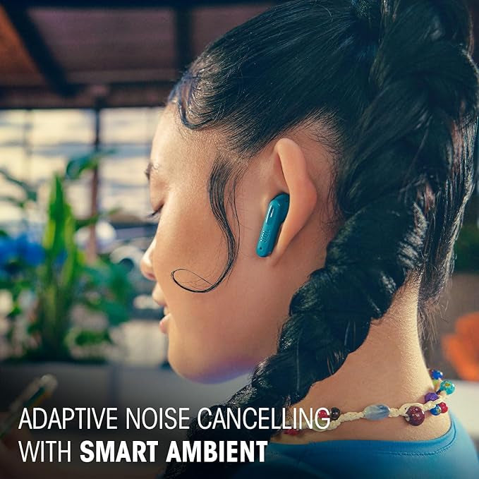 JBL Tune Beam 2 True Wireless Adaptive Noise Cancelling with Smart Ambient Earbuds, Personi-Fi 3.0, Multi-point connection, 6-Mics Technology, 48H Battery, Water and Dust Resistant - JBLTBEAM2TQE