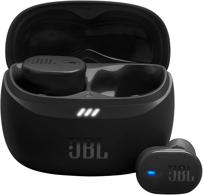 JBL Tune Buds 2 True Wireless Noise Cancellling Earbuds, Pure Bass Sound, Bluetooth 5.3, LE Audio, Smart Ambient, 6-Mic Technology, 48H Battery, Water and Dust Resistant - JBLTBEAM2WHT, White