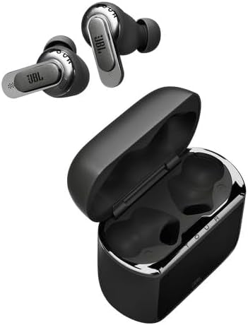 JBL Tour Pro 3, True Wireless Earbuds with Bluetooth, Built-in Battery and 40h Playback, Charging Case, Noise Cancelling and JBL Spatial 360 with Head Tracking Function, Black