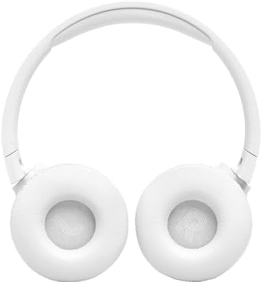 JBL Tune 770NC Adaptive Noise Cancelling Wireless Over-Ear Headphones, Pure Bass Sound, Smart Ambient, Bluetooth 5.3, Le Audio, VoiceAware, 70H Battery, Multi-Point Connect - White, JBLT770NCWHT