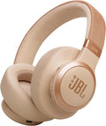 JBL LIVE 770NC Wireless Over-Ear Headphones – Adaptive Noise Cancelling, JBL Signature Sound, 65H Battery, Smart Ambient & Bluetooth 5.3, JBLLIVE770NCSAT, Beige