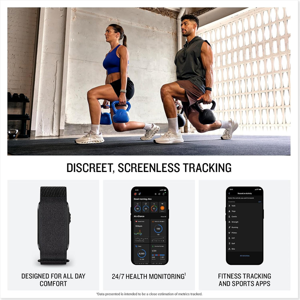 GARMIN CIRQA Smart Band French Gray - L-XL, No Subscription Required